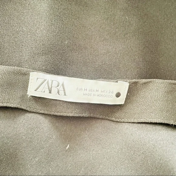 Zara Black High Neck Slip Dress | Quiet Luxury Cocktail Chic Minimal - Picture 5 of 8